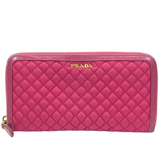 PRADA(プラダ) 長財布 - 1M0506 レザー PRADA（プラダ） 1M0506 長財布 財布 ロングウォレット ラウンド