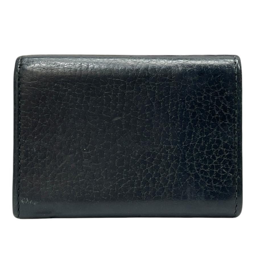 グッチ GUCCI 523277 GGマーモント コンパクト ウォレット ミニ 3つ折り財布 レザー ブラック 新品同様 楽天市場】グッチ 財布 三つ折り財布 523277 GGマーモント ブラック