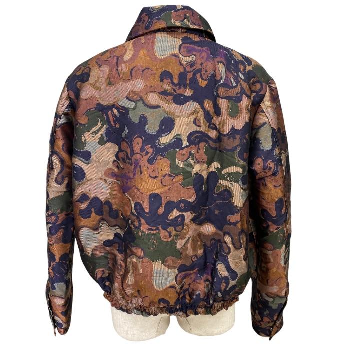 未使用 ディオール×ピータードイグ ライト カモフラージュ ブルゾン ジャケット マルチカラー 143C402A5336 DIOR×PETER DOIG(サイズ48)の画像