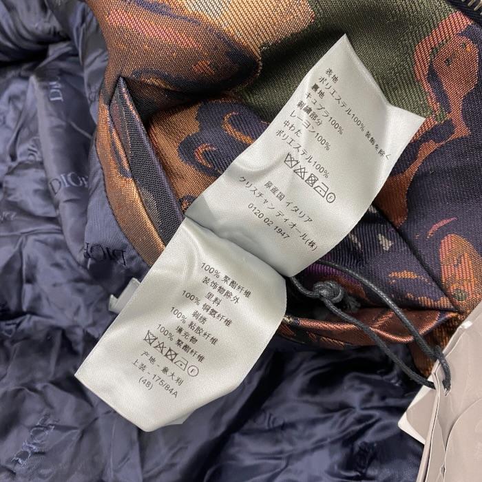 未使用 ディオール×ピータードイグ ライト カモフラージュ ブルゾン ジャケット マルチカラー 143C402A5336 DIOR×PETER DOIG(サイズ48)の画像