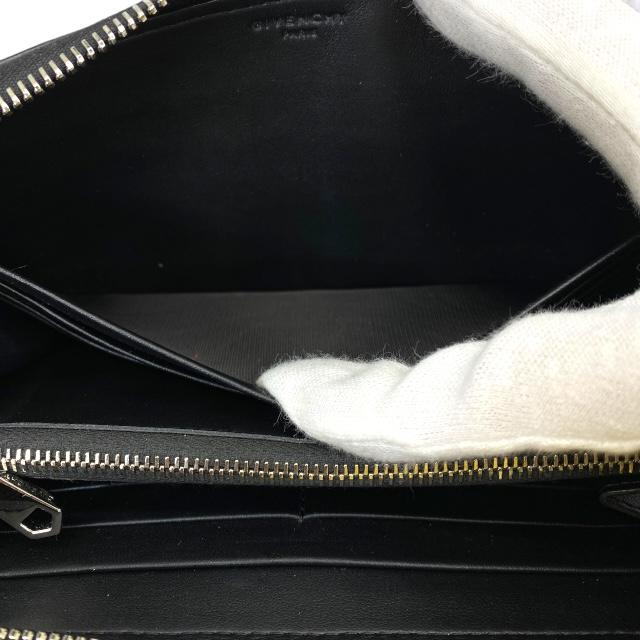 ✨極美品✨　GIVENCHY 長財布　ラウンドファスナー　スタッズ　ロゴ金具　黒 GIVENCHY（ジバンシィ） 長財布 メンズ ラウンドファスナー LONG