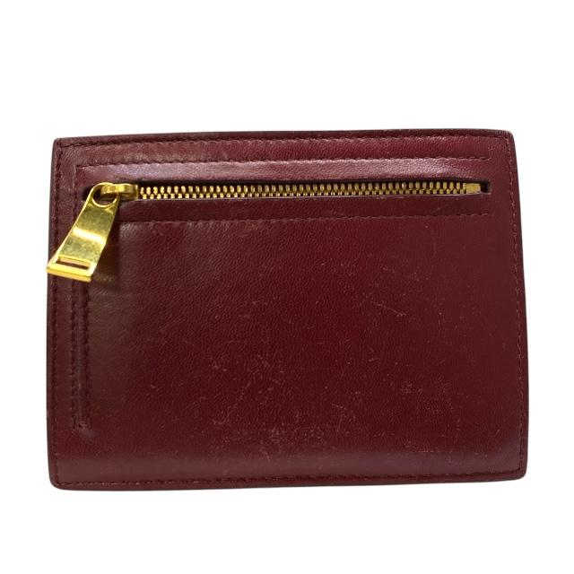 ボッテガ　イントレチャート　コインケース　カードケース　レッド系 BOTTEGA VENETA ボッテガヴェネタ イントレチャート コイン