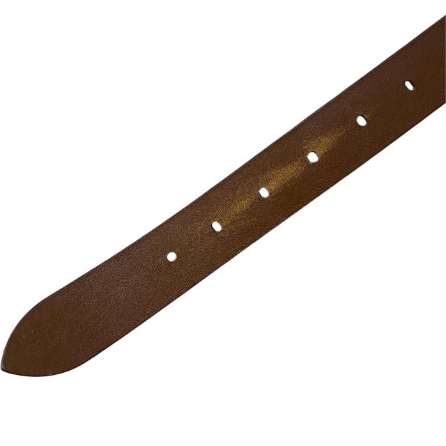 良品　ルイ・ヴィトン　サンチュール　ベルト　レザー　ブラウン　ロゴ　金具 LOUIS VUITTON（ルイ・ヴィトン） M9518 サンチュール ベルト