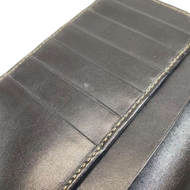 FENDI フェンディ 二つ折り 長財布 お札入れ ペカン ストライプ柄