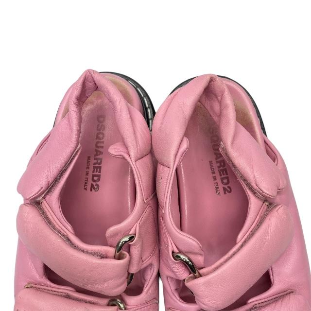 DSQUARED2 ブラック ピンク 厚底サンダル DSQUARED2 ブラック ピンク 厚底サンダル