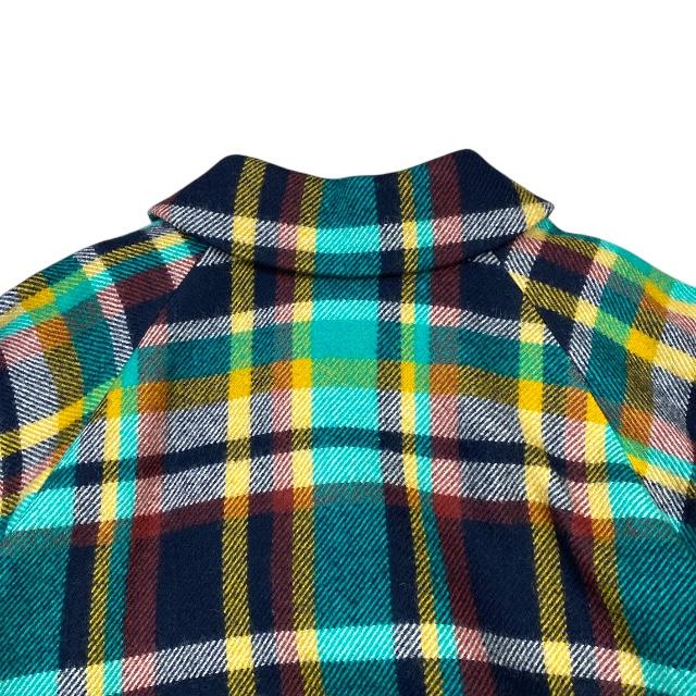 超美品　SANYO ステンカラーコート チェック柄ライナー付きカーキ SANYOCOAT（サンヨーコート） 【未使用】SANYOCOAT ジャケット