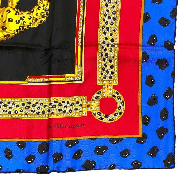 正規品Cartier カルティエ 大判スカーフ シルクスカーフ 楽天市場】【中古】カルティエ マスト ドゥ カルティエ スカーフ
