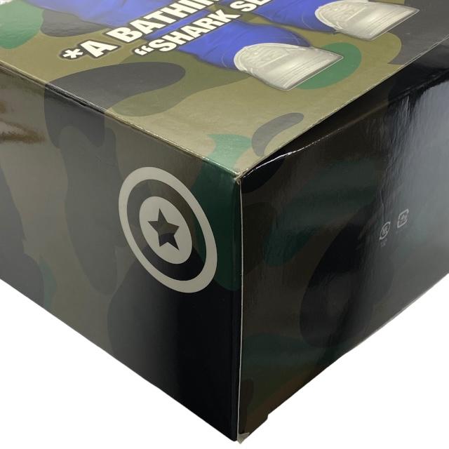 【新品未使用】 A BATHING APE アベイシングエイプ フィギュア 置物 オブジェ シャーク星人 ソフビ人形 小物 ブラック マルチカラ―｜econext｜05