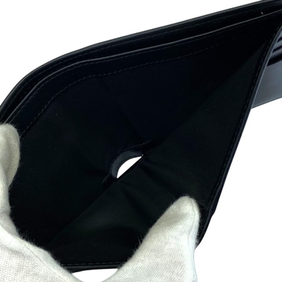 【中古】VALENTINO GARAVANI 二つ折りショルダーネックウォレット ブラック　ヴァレンチノガラヴァーニ[17][240017750656] 未使用 展示品）ヴァレンティノ ガラヴァーニ Valentino Garavani VLTN