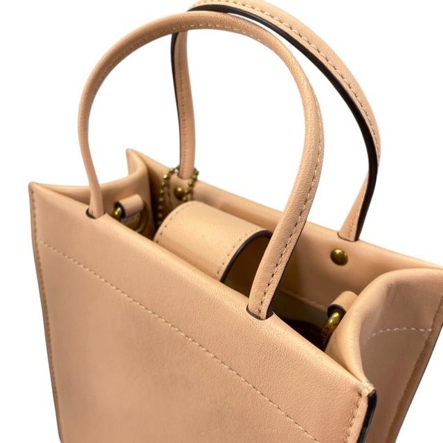 COACHミニカシン2wayショルダーバック.ハンドバッグ.ミニトートバック美品 COACH（コーチ） 【美品】COACH MINI CASHIN ミニカシン ハンドバッグ