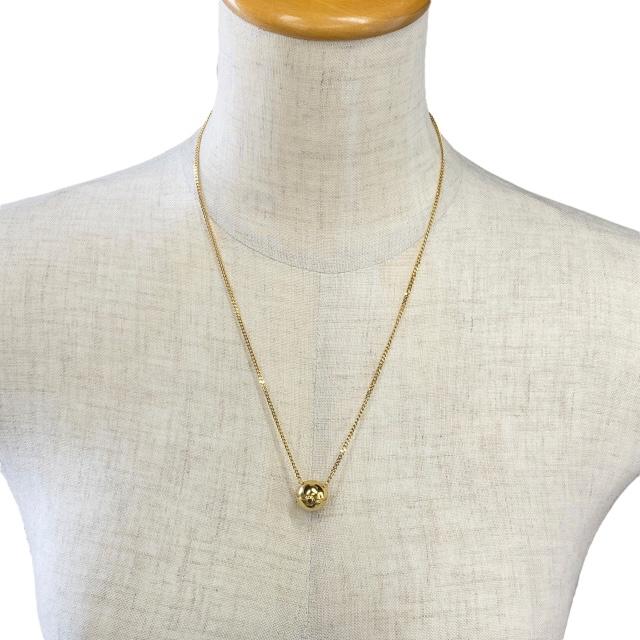 【希少】フェンディ　ネックレス　ズッカ　バッグ　ゴールド　約60cm 極美品 FENDI フェンディ 喜平チェーン FFロゴ ネックレス