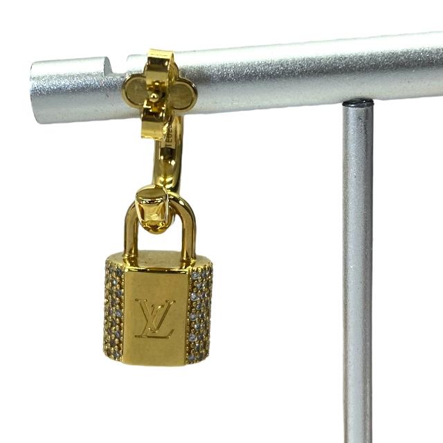 LOUIS VUITTON ルイヴィトン M01583 LVパドロック ピアス アクセサリー