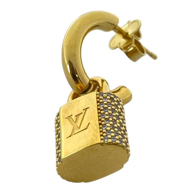 LOUIS VUITTON ルイヴィトン M01583 LVパドロック ピアス