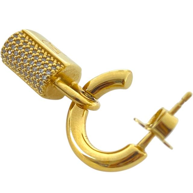 LOUIS VUITTON ルイヴィトン M01583 LVパドロック ピアス アクセサリー