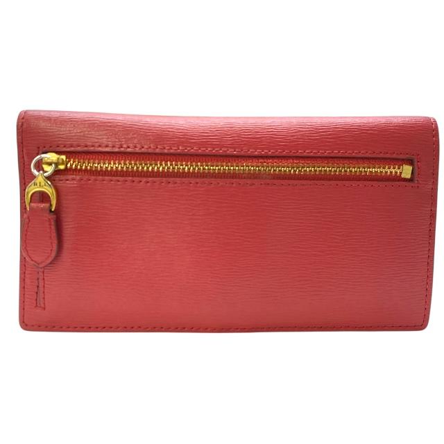 POLO RALPH LAUREN ポロ ラルフローレン 財布 長財布 ロングウォレット 二つ折り財布 ロゴ レザー ピンク系 | POLO RALPH LAUREN | 01