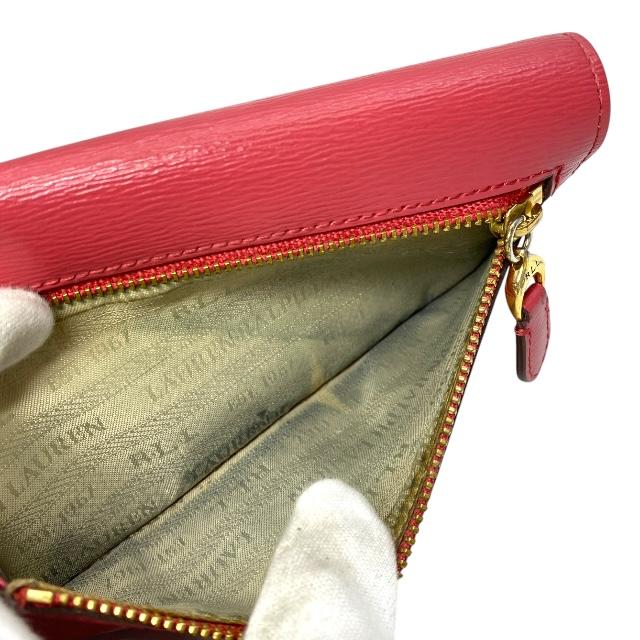 POLO RALPH LAUREN ポロ ラルフローレン 財布 長財布 ロングウォレット 二つ折り財布 ロゴ レザー ピンク系 | POLO RALPH LAUREN | 05