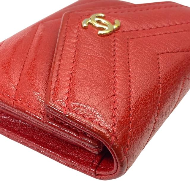 CHANEL シャネル シェブロン Vステッチ コインケース 小銭入れ CHANEL シャネル シェブロン Vステッチ コインケース 小銭入れ