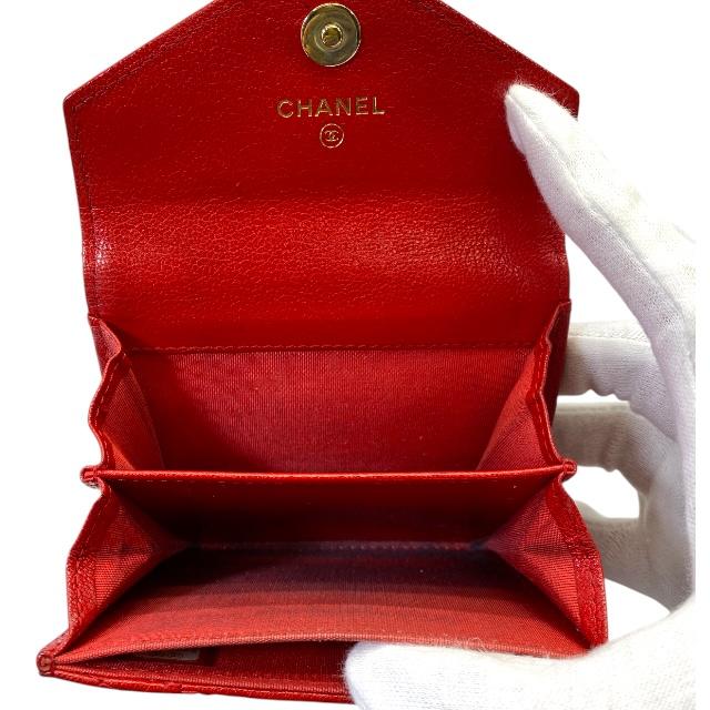 CHANEL シャネル シェブロン Vステッチ コインケース 小銭入れ CHANEL シャネル シェブロン Vステッチ コインケース 小銭入れ