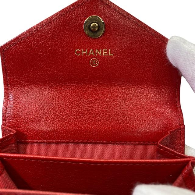 CHANEL シャネル シェブロン Vステッチ コインケース 小銭入れ CHANEL シャネル シェブロン Vステッチ コインケース 小銭入れ