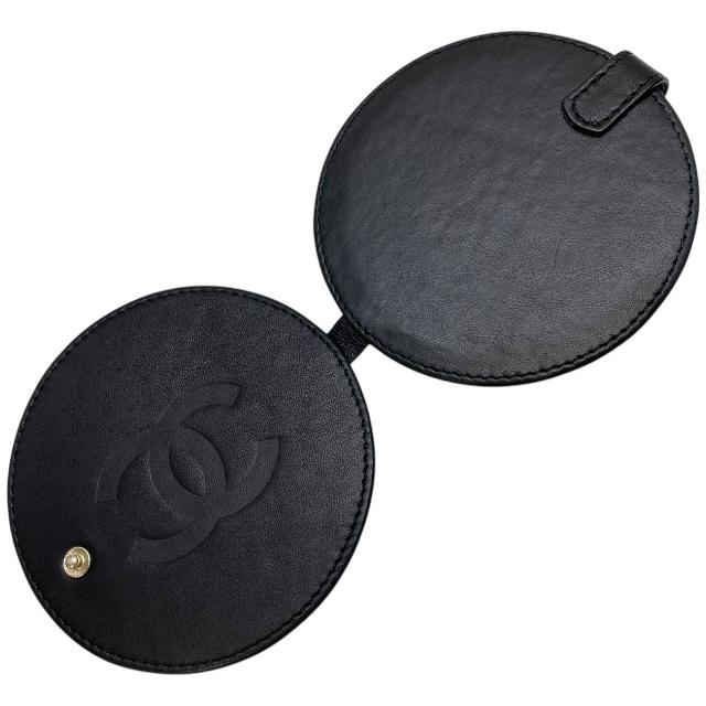 ⭐︎美品⭐︎CHANEL 手鏡 ブラック 非売品 CHANEL（シャネル） ミラー 鏡 手鏡 コンパクト ココマーク サークル型