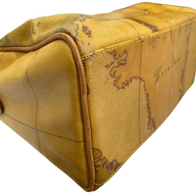 プリマクラッセ アルヴィエロ・マルティーニ 地図柄ハンドバッグ プリマクラッセ アルヴィエロマルティーニ 本革 地図柄 レ