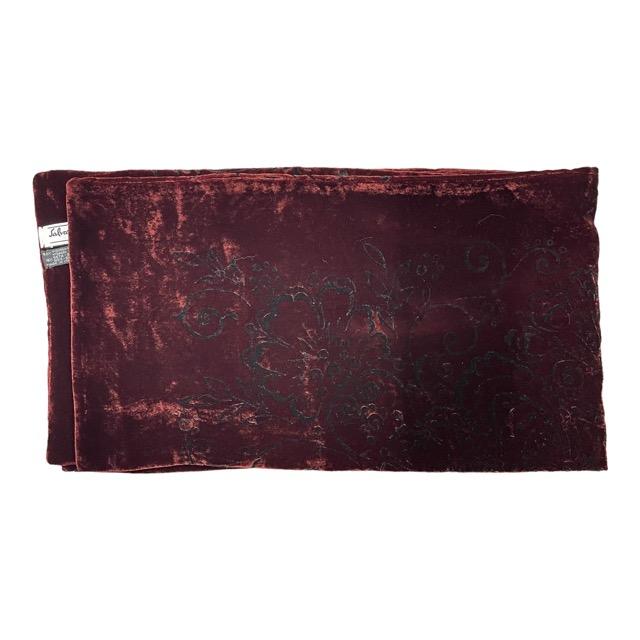 Salvatore Ferragamo ボルドー マフラー｜Salvatore Ferragamo