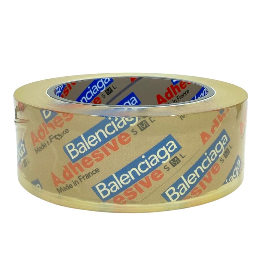 希少 未使用 バレンシアガ Gaffer Bangle ガッファー バングル ブレスレット テープデザイン  ロゴ 804365TZ01R2584 M BALENCIAGAの画像