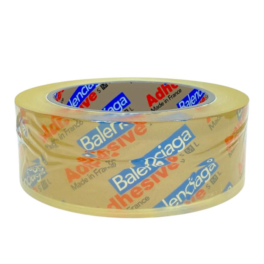 希少 未使用 バレンシアガ Gaffer Bangle ガッファー バングル ブレスレット テープデザイン  ロゴ 804365TZ01R2584 M BALENCIAGAの画像