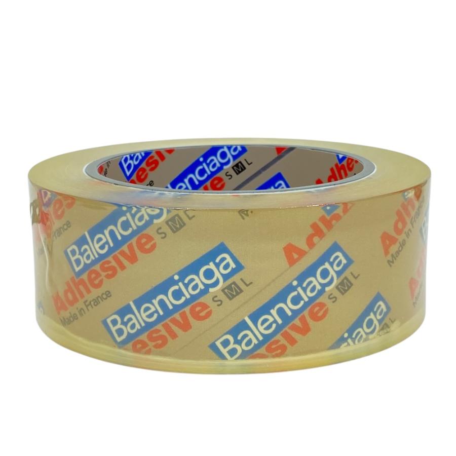 希少 未使用 バレンシアガ Gaffer Bangle ガッファー バングル ブレスレット テープデザイン  ロゴ 804365TZ01R2584 M BALENCIAGAの画像