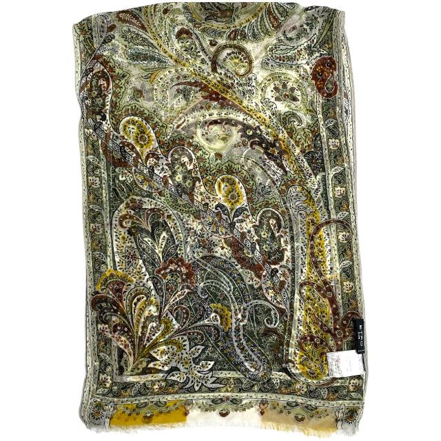 ETRO エトロ ペイズリー柄 シルクシフォン 大判ストール ショール スカーフ ETRO（エトロ） スカーフ ストール ショール アクセサリー 小物