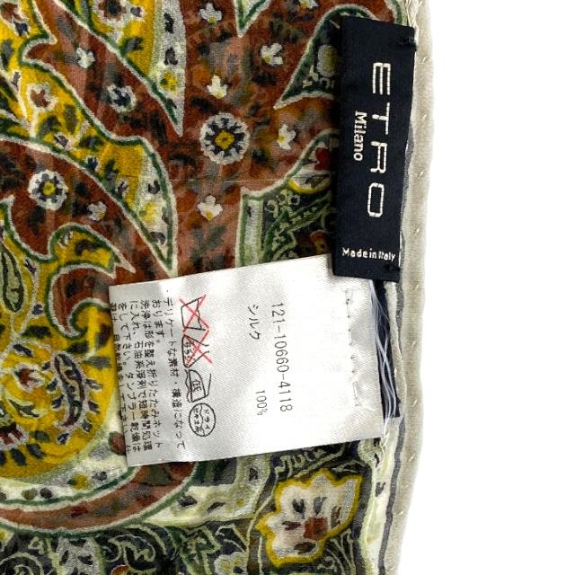 ETRO エトロ シルク混 ペイズリー柄 スカーフ ストール ETRO（エトロ） スカーフ ストール ショール アクセサリー 小物