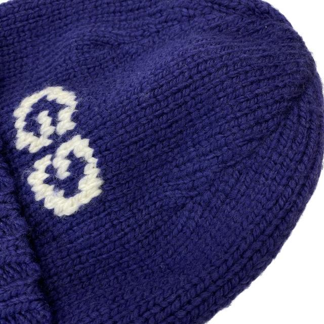 GUCCI（グッチ） 602886 GG LOGO KNIT BAENIE ケーブルニット ビーニー