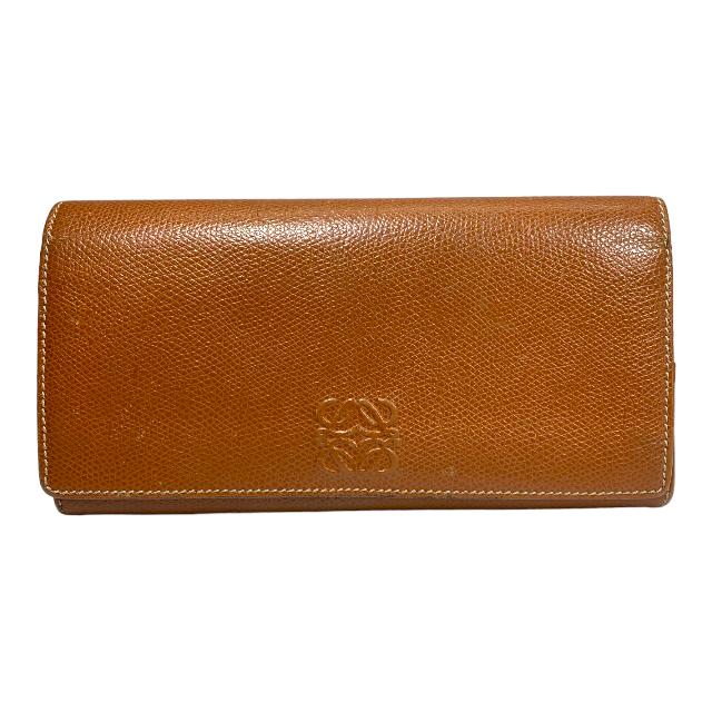 LOEWE ロエベ 財布 長財布 ロングウォレット 二つ折り財布 ロゴ型押し 