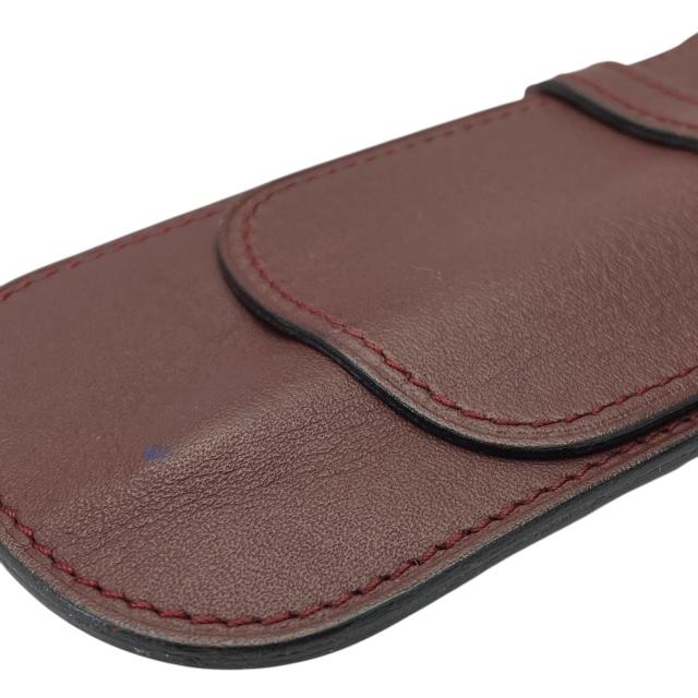 カルティエ　ケース　ブラック　マストライン　レザー　ロゴ型押し Cartier（カルティエ） マストライン ペンケース 筆記用具ケース 筆箱