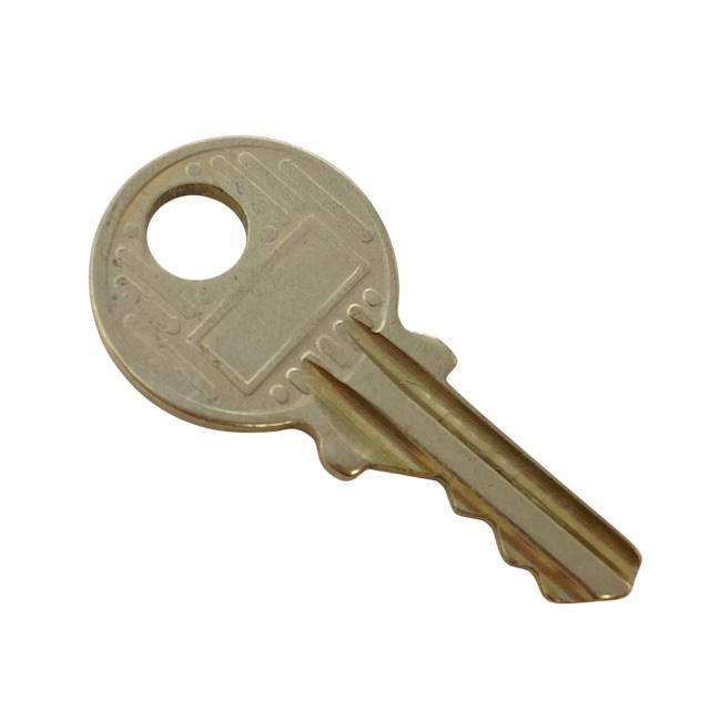 HERMES エルメス No.127 鍵 キー 小物 パドロックキー メタル シルバー