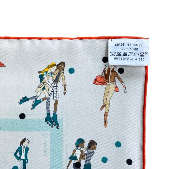 HERMESエルメス　カレ70 エクスリブリス　パリジェンヌ HERMES - HERMES カレ70 エクスリブリス パリジェンヌ エルメス