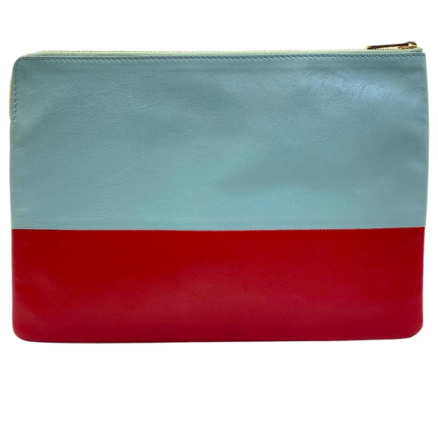【極美品】CELINE セリーヌ ソロ クラッチバッグ セカンドバッグ CELINE（セリーヌ） バイカラー ソロ クラッチバッグ セカンドバッグ
