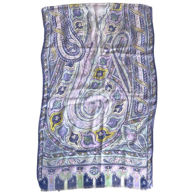 ル*ス様 エトロ　シフォンストール ル*ス様 エトロ シフォンストール エトロETRO シルクシフォン