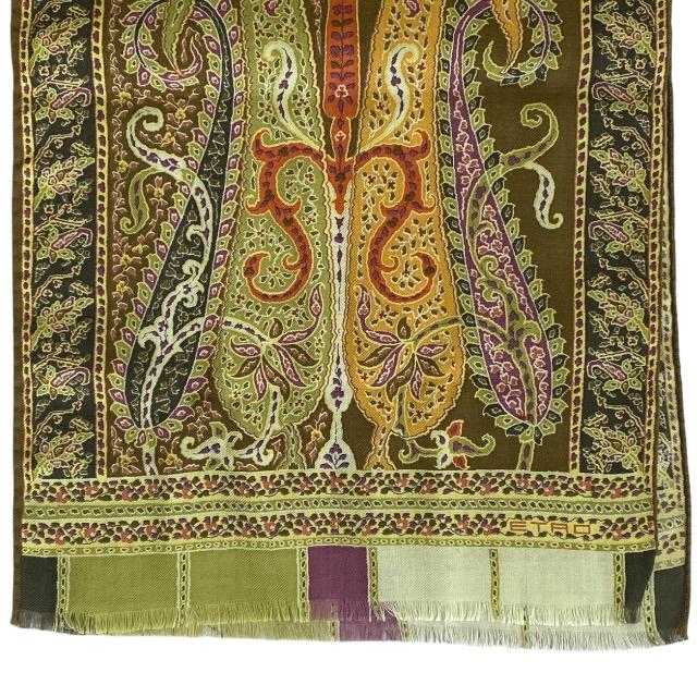 新品　ETRO ショール 三越伊勢丹 | ETRO/エトロ_Women通販 | プリント ウール&シルク