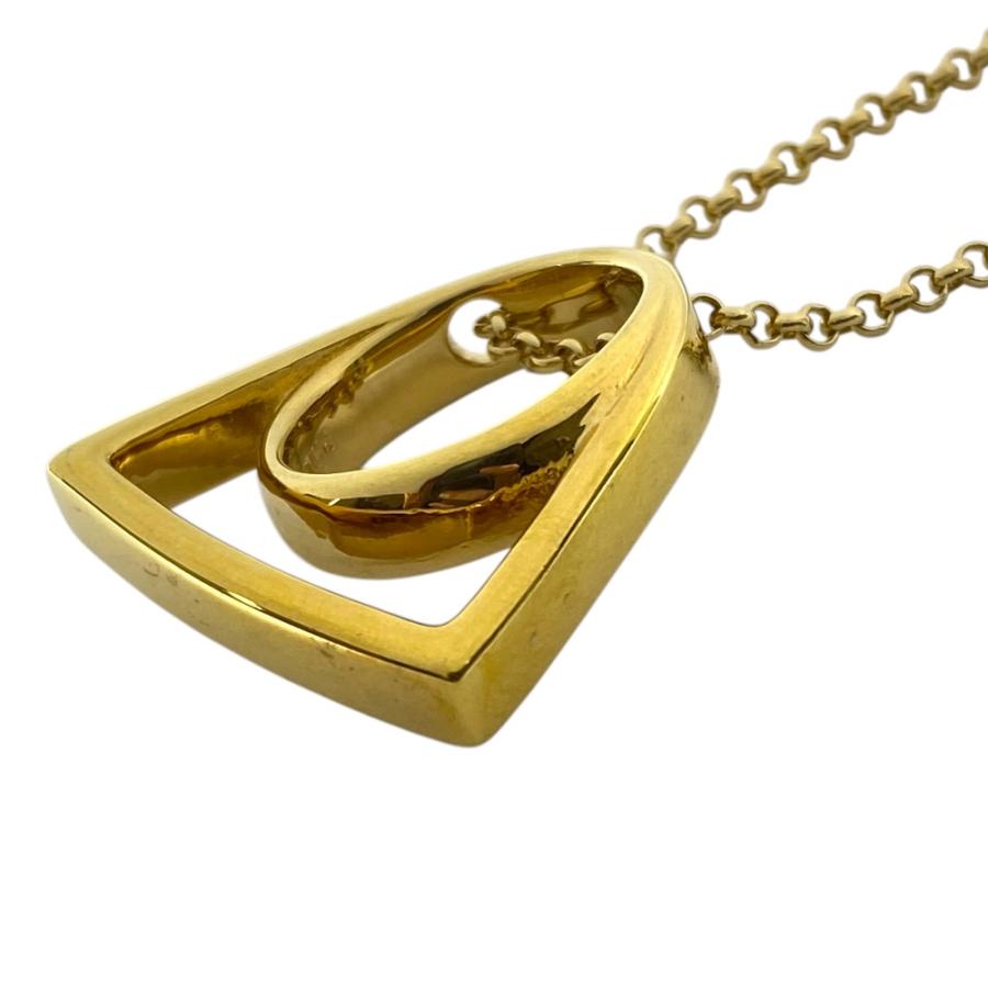 フィリップオーディベール ロング ネックレス ペンダント リングモチーフ アクセサリー ゴールド PHILIPPE AUDIBERT_3