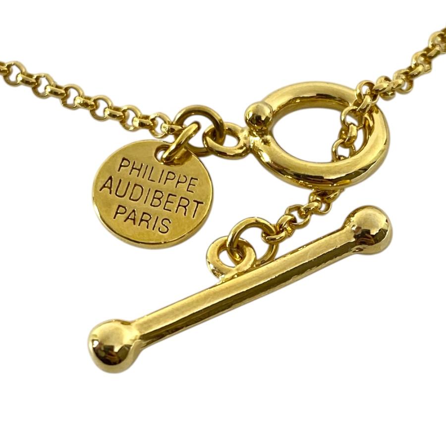 フィリップオーディベール ロング ネックレス ペンダント リングモチーフ アクセサリー ゴールド PHILIPPE AUDIBERT_7