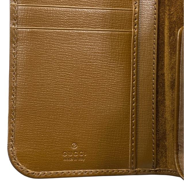 GUCCI - GUCCI グッチ GGスプリーム iPhone15Pro手帳型ケース アイフォンケース PVC ブラウン ベージュ 760185 GUCCI - GUCCI グッチ GGスプリーム iPhone15Pro手帳型ケース