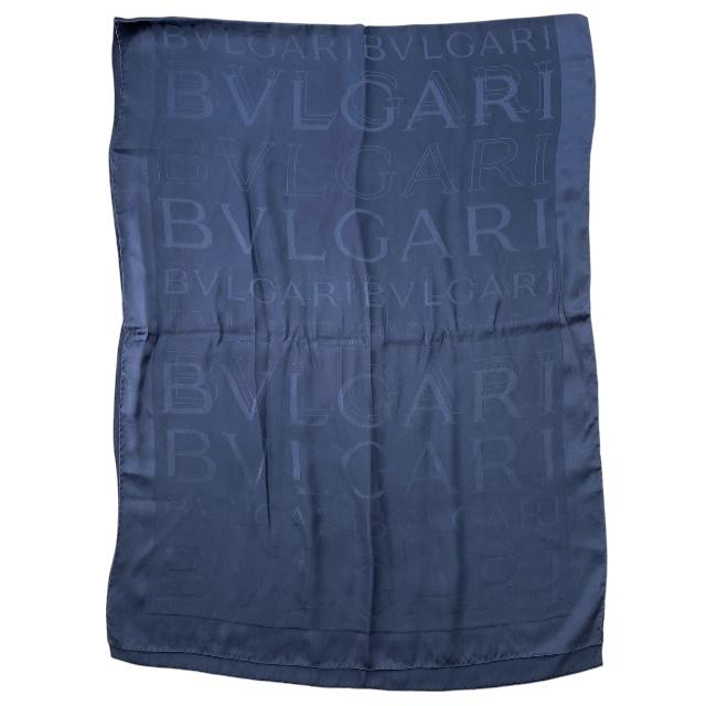 BVLGARI（ブルガリ） BULGARI ロングストール ショール スカーフ ロゴ