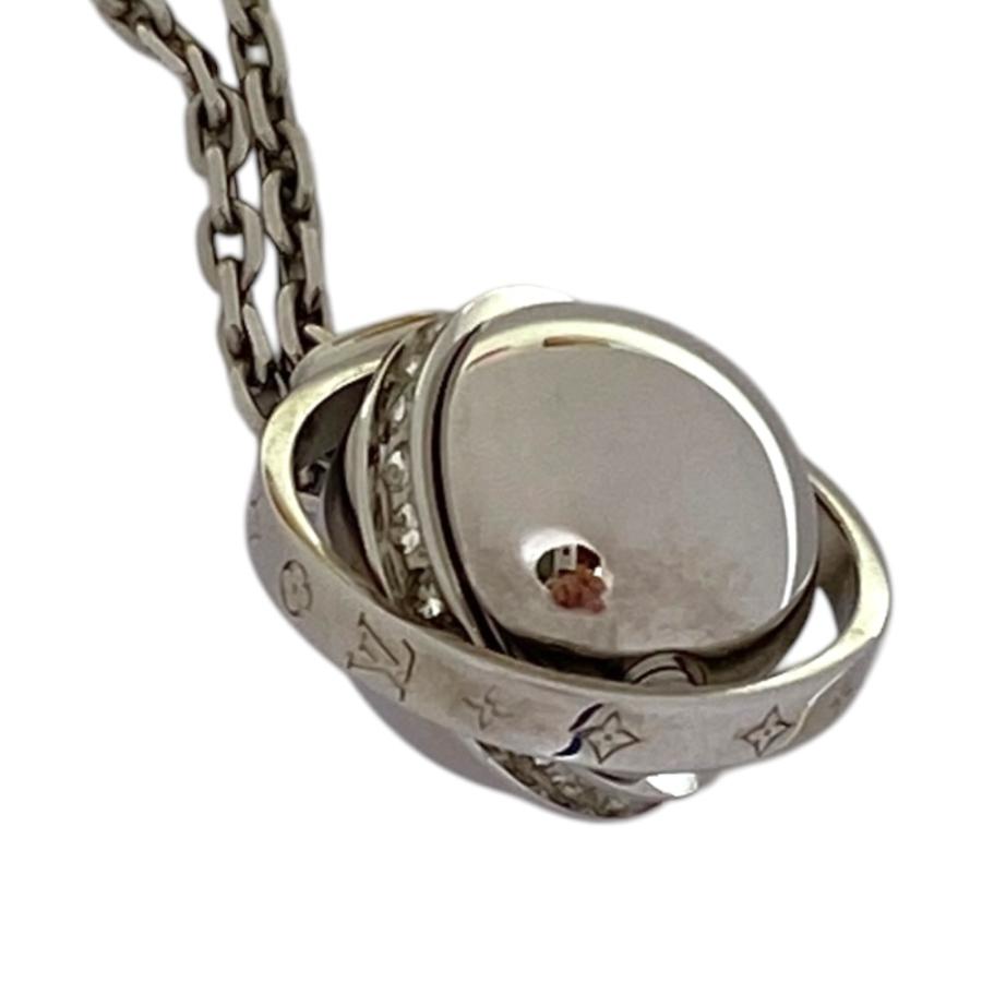 ルイ ヴィトン ペンダント LVグローブ ネックレス アクセサリー ジュエリー シルバー クリスタル メタル M00327 LOUIS VUITTON_4