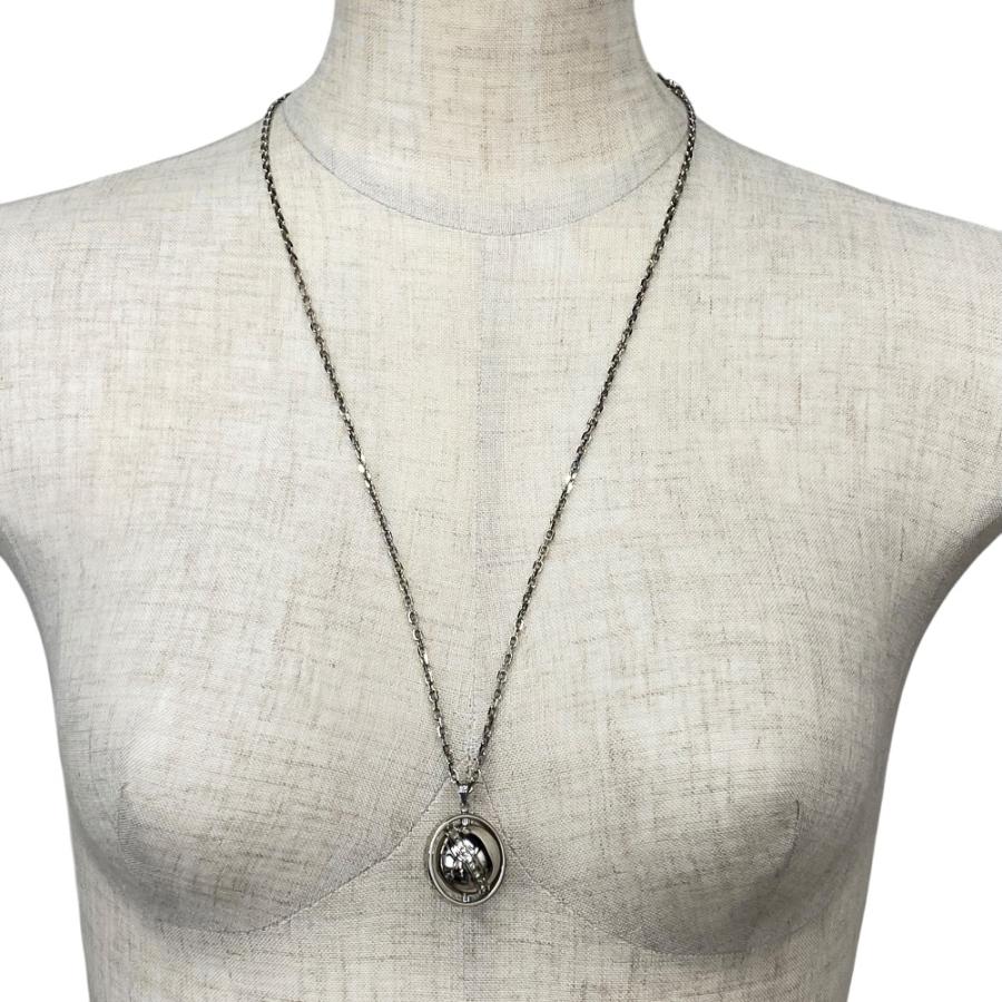 ルイ ヴィトン ペンダント LVグローブ ネックレス アクセサリー ジュエリー シルバー クリスタル メタル M00327 LOUIS VUITTON_8