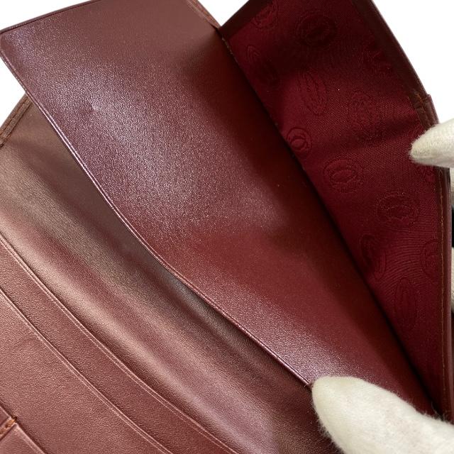 Cartier カルティエ マストライン 財布 長財布 ロングウォレット