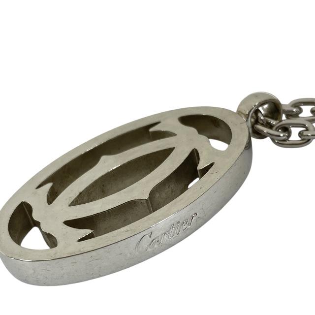 カルティエ デコール 2Cチャーム キーホルダー キーリング Cartier カルティエ デコール 2Cチャーム 2Cモチーフ キーホルダー