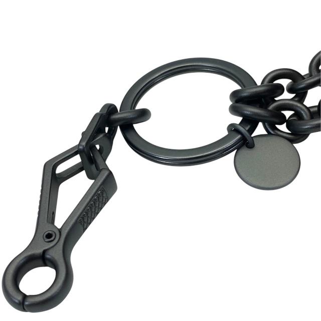 ボッテガヴェネタ ポンポン型キーホルダー 赤と黒 BOTTEGA VENETA