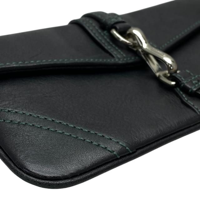 COACH（コーチ） ポーチ 小物入れ マルチポーチ 小物 レザー ブラック