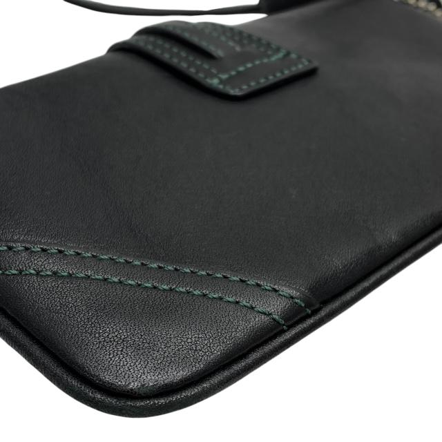 COACH（コーチ） ポーチ 小物入れ マルチポーチ 小物 レザー ブラック